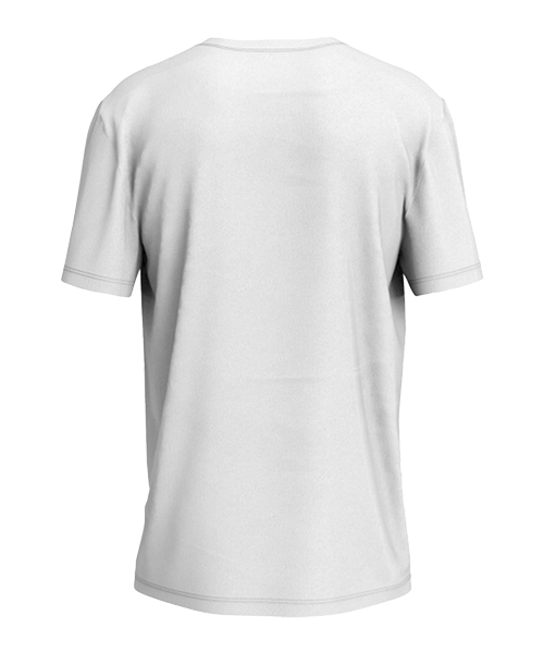 Men's T-shirt Logo Box Short Sleeved - White