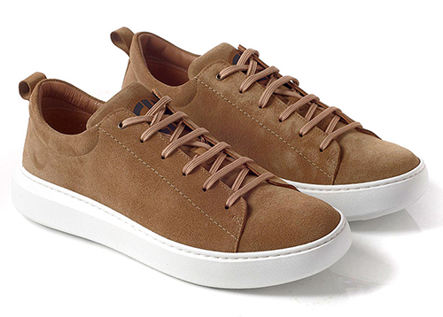 Men's Lace up Sneakers in Leather
