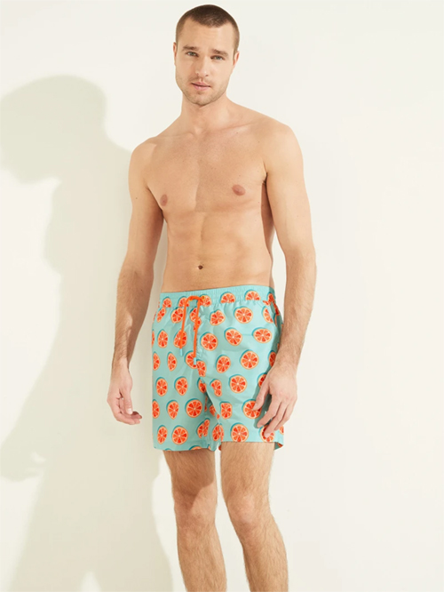 Men's Woven Medium Fancy Swimming Shorts
