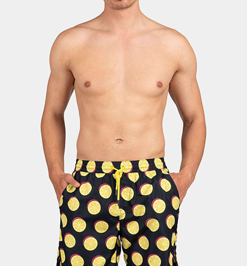 Men's Woven Medium Fancy Swimming Shorts