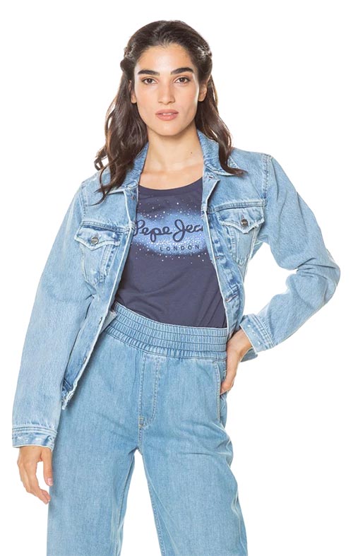 rose jean jacket womens