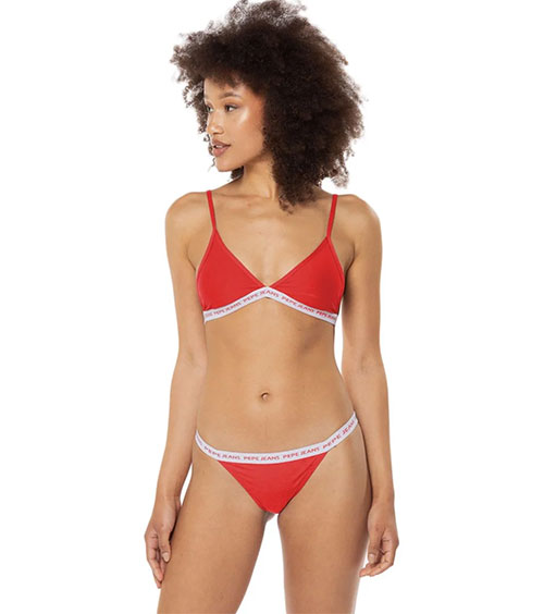 Women's Rose Bikini Top