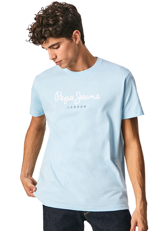 Men's Eggo Short Sleeve T-Shirt with Round Neck