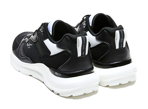Pepe Jeans Brooks EDT 73, Basket Homme, Noir (999), 44 EU - GLAMI.fr