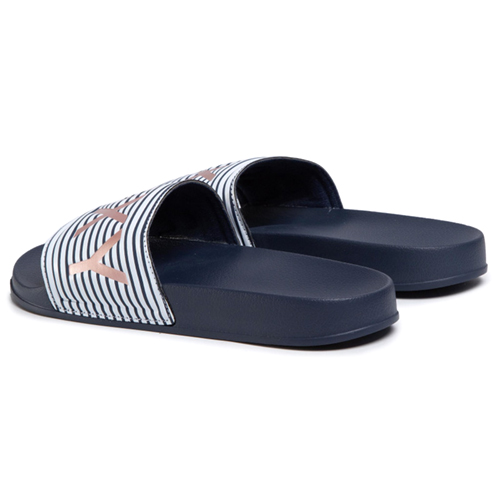 Women's Slippy Sliders with Embossed Logo