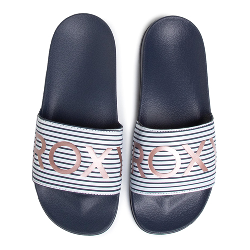Women's Slippy Sliders with Embossed Logo