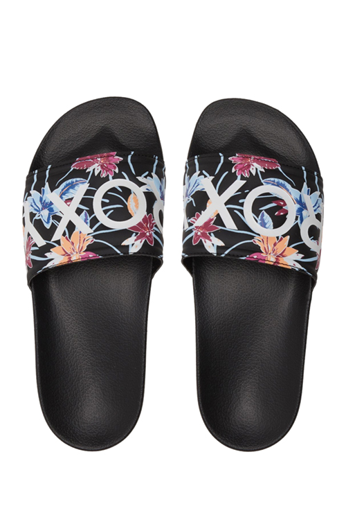 Women's Slippy Sliders with Embossed Logo
