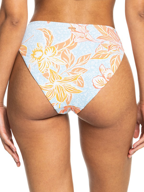 Women's Island In The Sun Mid Waist Moderate Coverage Bikini Bottoms