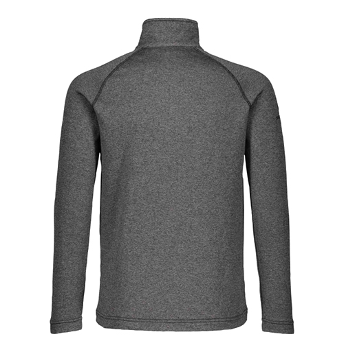 Kids' Zip Pullover Defined Light - Dark Grey Melange
