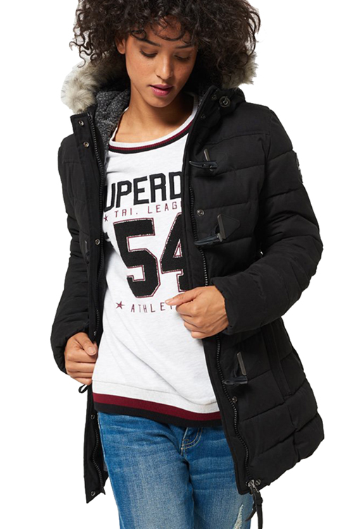 superdry toggle parka