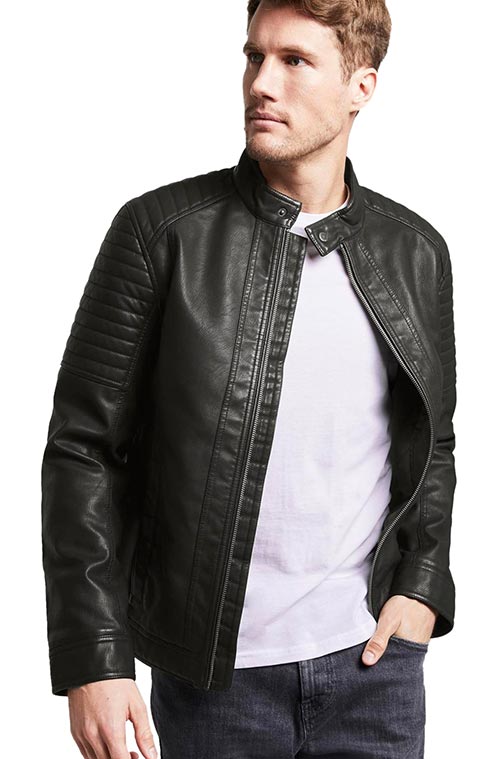tom tailor leather jacket