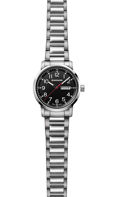 Wenger Men's Attitude Heritage - Swiss Made Analogue Quartz Stainless Steel Watch 01.1541.107