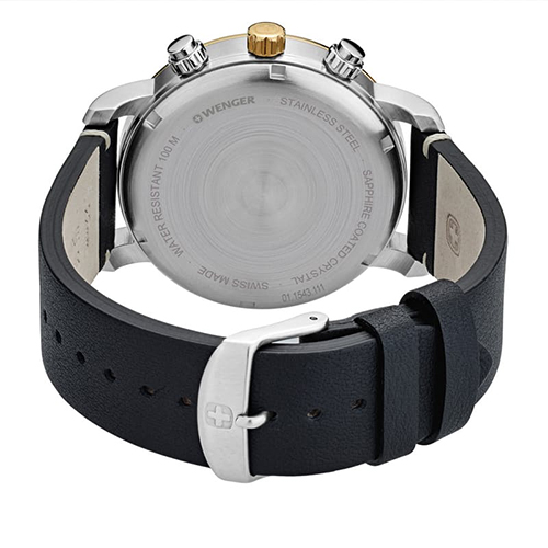 Wenger Men's Attitude - Swiss Made Analogue Quartz Stainless Steel Watch 01.1543.111