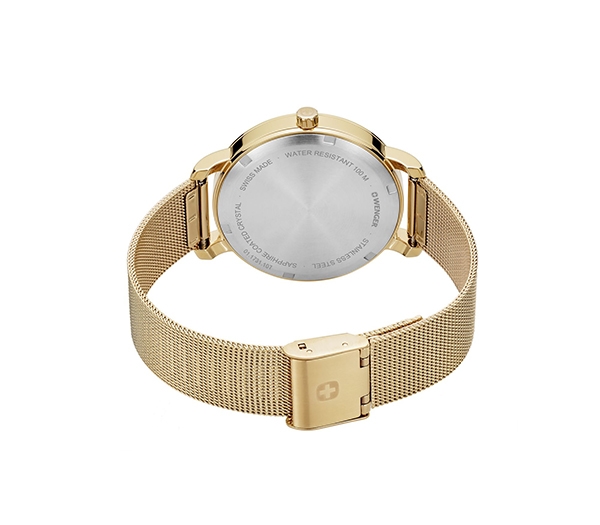 Wenger Women Metropolitan Donnissima - Swiss Made Analogue Quartz Stainless Steel Watch 01.1731.107