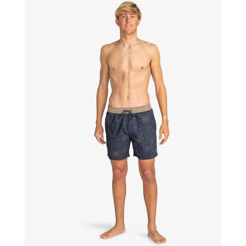 Men's Good Times Layback Quick-Dry 16" Swim Shorts with Elastic Waist