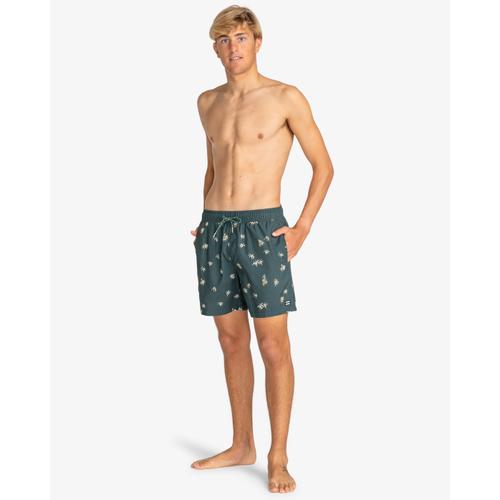 Men's Good Times Layback Quick-Dry 16" Swim Shorts with Elastic Waist