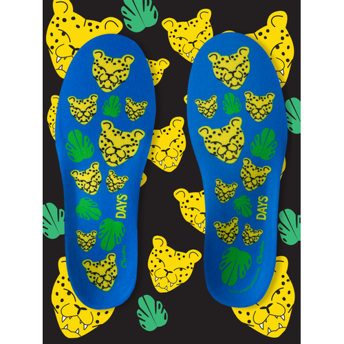 Kids' Eco-Friendly Anatomical Insoles with Arch Support, Shock Absorption & Foot Stabilization