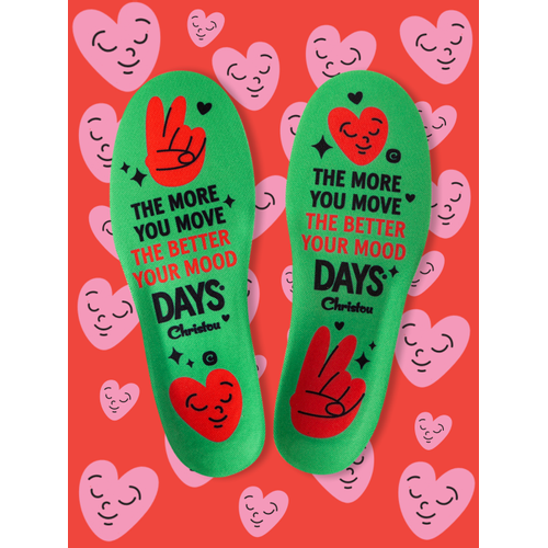 Kids' Eco-Friendly Anatomical Insoles with Arch Support, Shock Absorption & Foot Stabilization