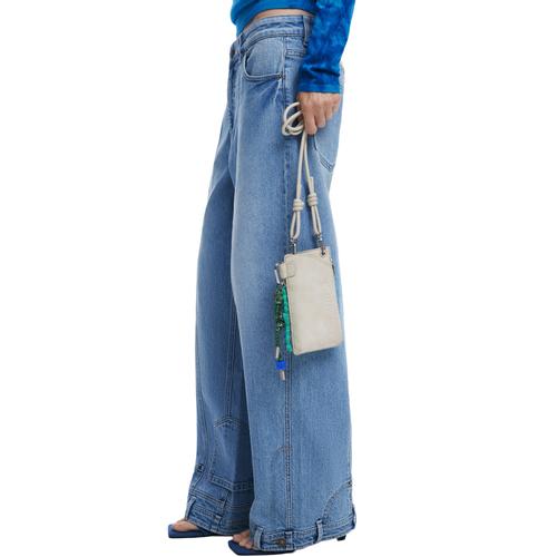 Women's Crossbody Phone Case with Leather Effect