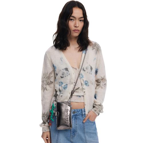 Women's Crossbody Phone Case with Metallic Finish