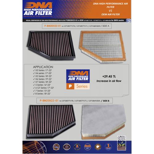 BMW X7 Series (18-22) DNA Air Filter P-BM20X22-01