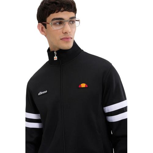 Men’s Roma Zip-Up Jacket with High Neck & Embroidered Logo
