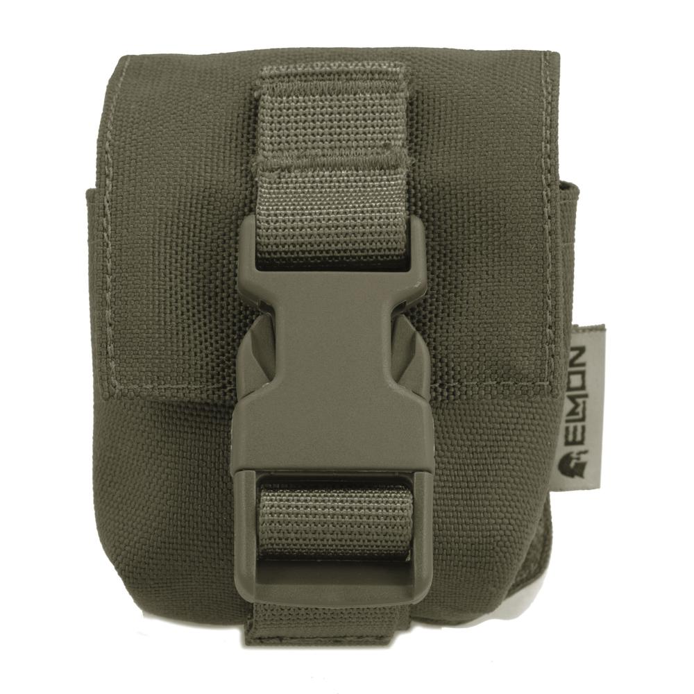 Single Grenade Pouch - MOLLE Compatible, Water-Repellent