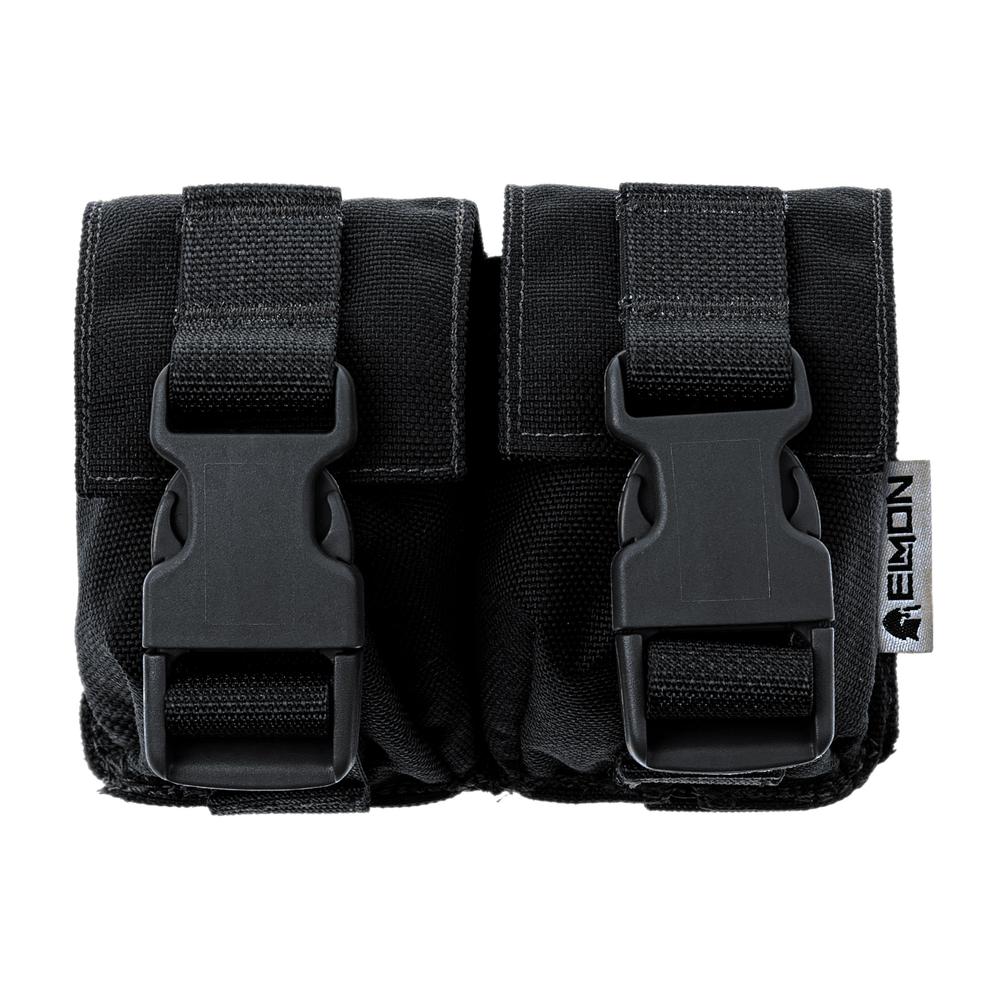 Double Grenade Pouch - MOLLE Compatible, Water-Repellent, 1000D Cordura