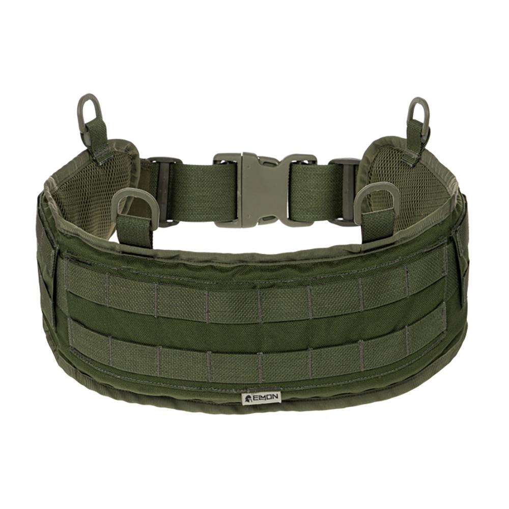 MOLLE Battle Belt - Breathable Padded Mesh, Dual Adjust Locking Buckle