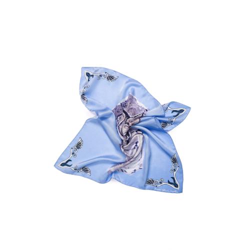 Women's Handmade Silk Scarf with Venus Print