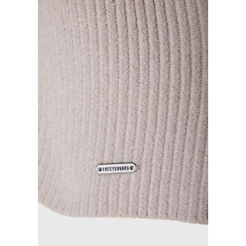 Women’s Crew Neck Chenille Short Sweater with Regular Fit