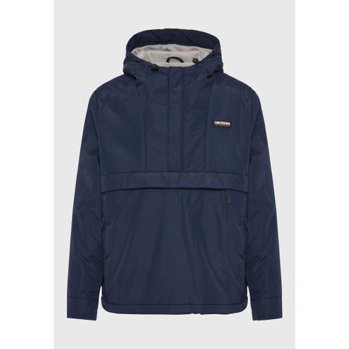 Men's Overhead Long Sleeve Hooded Jacket with Front Pocket