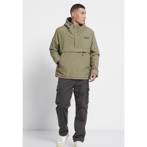 Men's Overhead Long Sleeve Hooded Jacket with Front Pocket