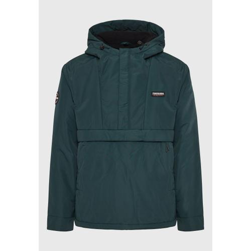 Men's Overhead Long Sleeve Hooded Jacket with Front Pocket