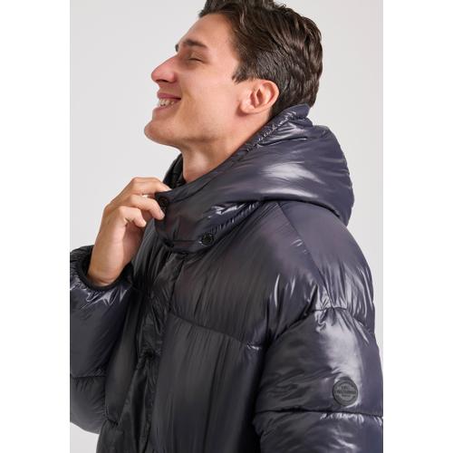 Men's Oversized Puffer Jacket with Detachable Hood