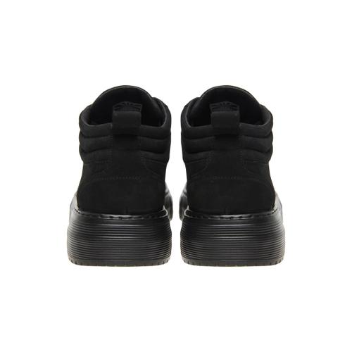 Men's High Top Leather Sneakers with Chunky Sole