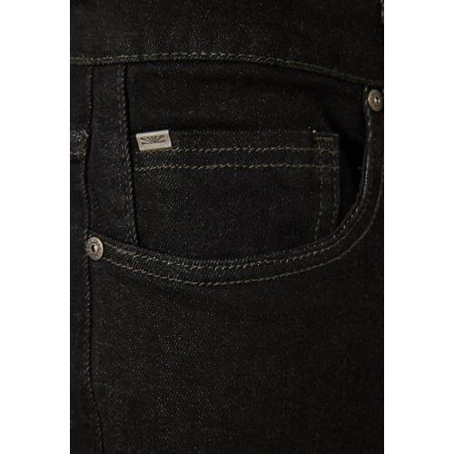Men’s Straight Fit Jeans, 5 Pockets, Mid-Rise, Zip & Button Fly Closure