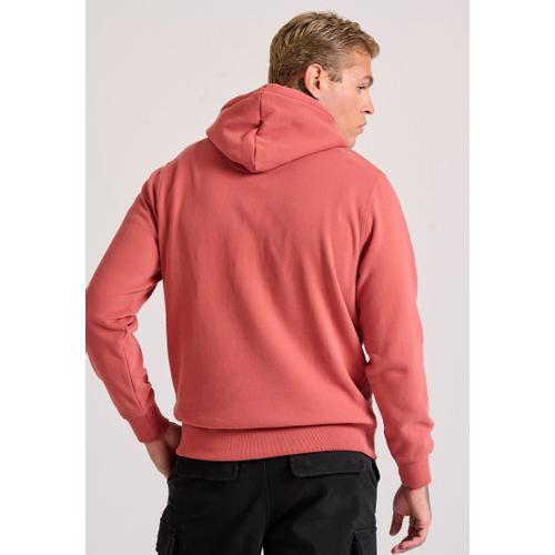 Men's Relaxed Fit Hoodie with Embroidered Chest Logo