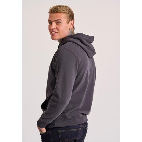 Men's Relaxed Fit Hoodie with Embroidered Chest Logo