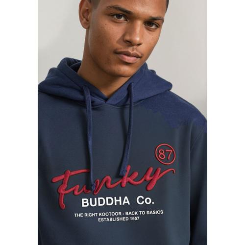 Men's Relaxed Fit Hoodie with Embroidered Chest Logo