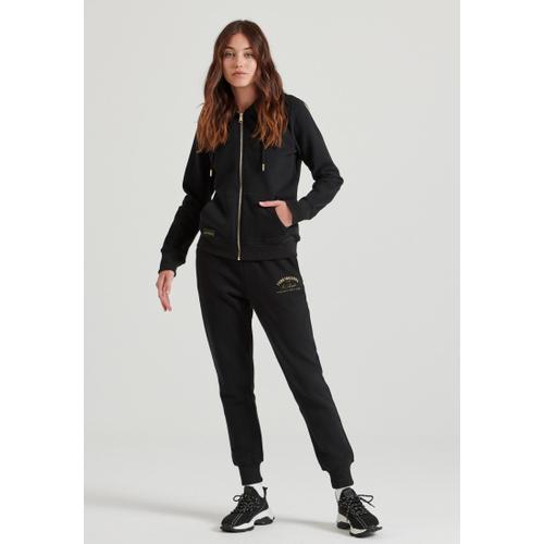 Women's Joggers with Thigh Print, Drawcord Waistband and Regular Fit