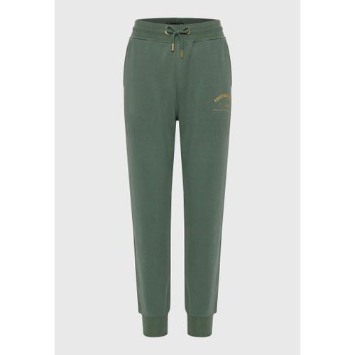 Women's Joggers with Thigh Print, Drawcord Waistband and Regular Fit