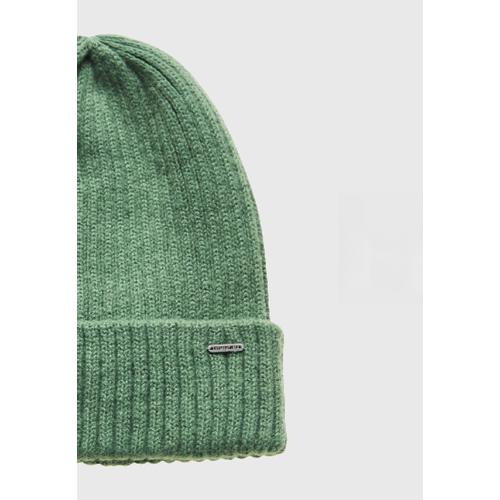 Women's Thick Knitted Beanie with Cuffed Design