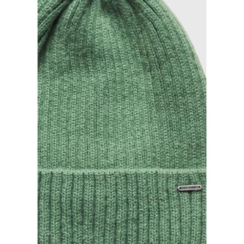 Women's Thick Knitted Beanie with Cuffed Design