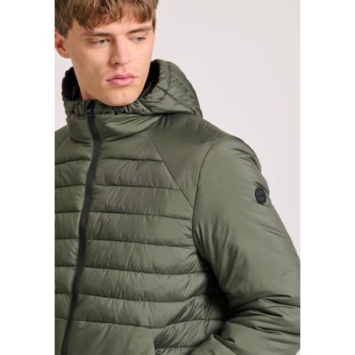 Men’s Quilted Traveller Jacket with Hood, Lightweight & Insulated