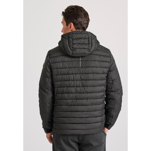 Men’s Quilted Traveller Jacket with Hood, Lightweight & Insulated