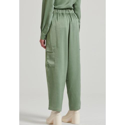 Women's Cargo Pants with Loose Fit & Elasticated Waist