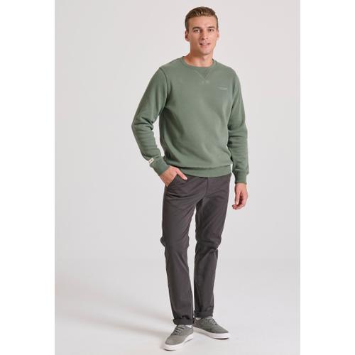 Men's The Essentials Crew Neck Sweatshirt with Chest Print