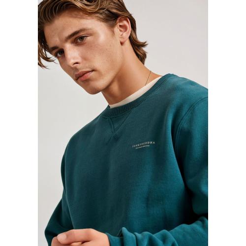Men's The Essentials Crew Neck Sweatshirt with Chest Print