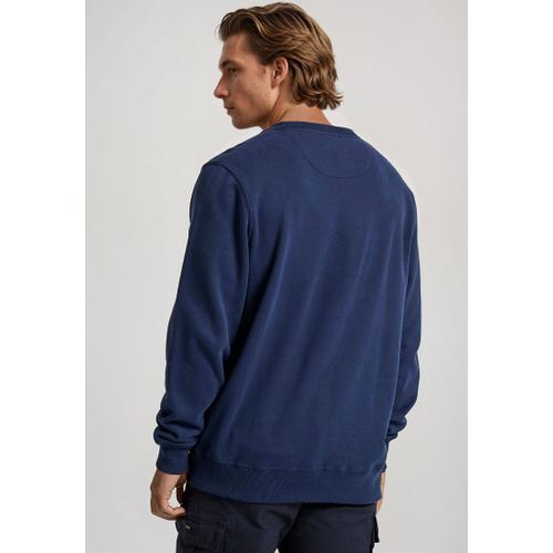 Men's The Essentials Crew Neck Sweatshirt with Chest Print